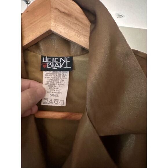 Helene Blake Bronze Shear Top Size Small‎ - Picture 3 of 4